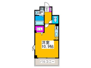 カルチェ・ラタンの物件間取画像